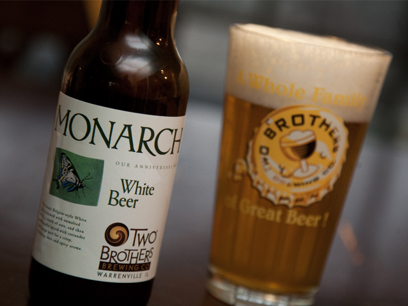 Two Brothers Monarch White Beer